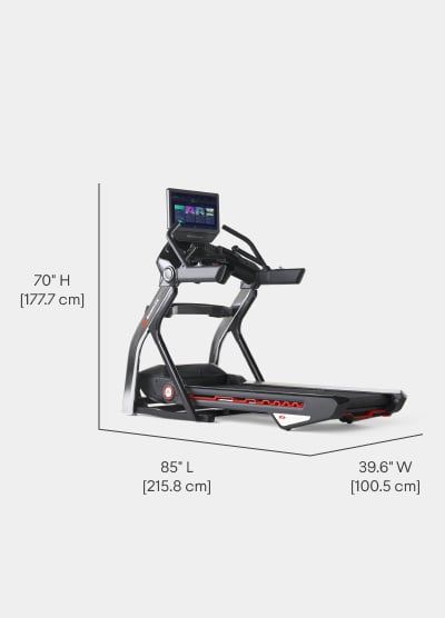 Treadmill 22 Dimensions - Length 85 inches, Width 39.6 inches, Height 70 inches